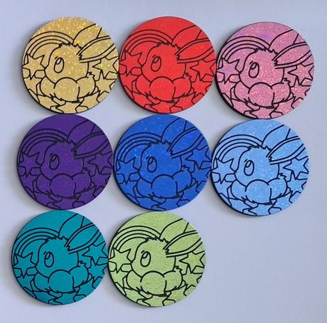 Pokémon mince "prismatic evolutions" (veľké), 