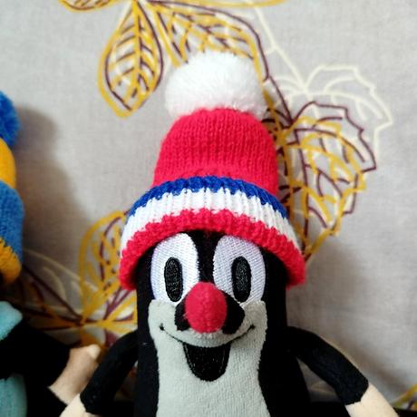 Krtkovia so zimnou čiapkou,