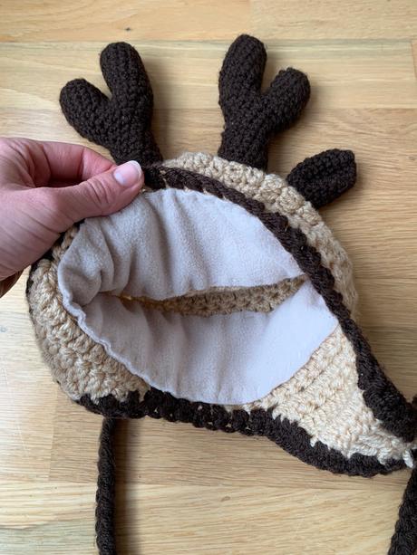 Hačkovaná čiapka sob - handmade, 86