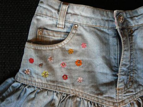 Riflová sukňa h&m, h&m,140