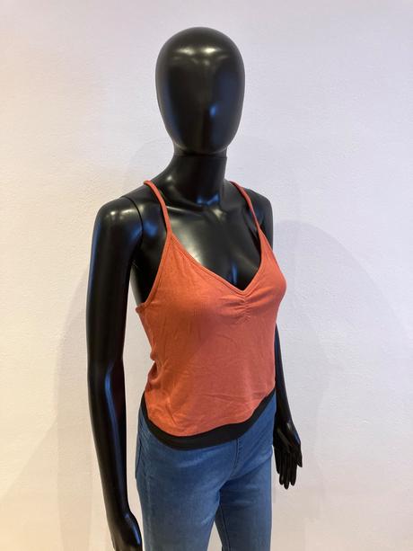 Dámske rebrované tričko bershka (l/30), bershka,l