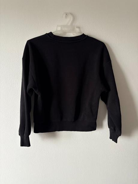 Čierna, basic mikina, s