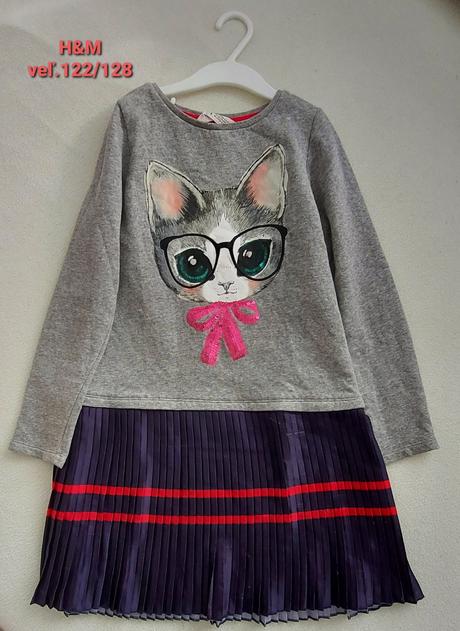 Šaty "mačička", h&m,122