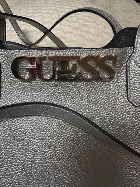 Strieborná kabelka 2v1 zn. guess originál, guess