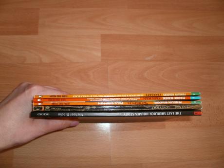 7x kniha v angličtine-úrovne 3, 5 a 6, 