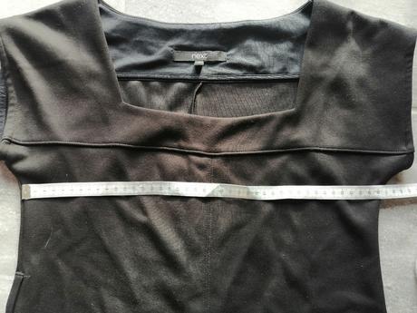 Jednoduché šaty čierne next vuk 8, v34-36, pružné, next,s