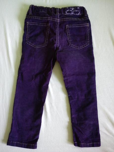 Slim menčestráky, h&m,98