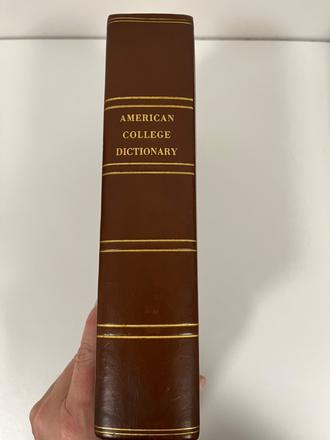 The american college dictionary 1968,
