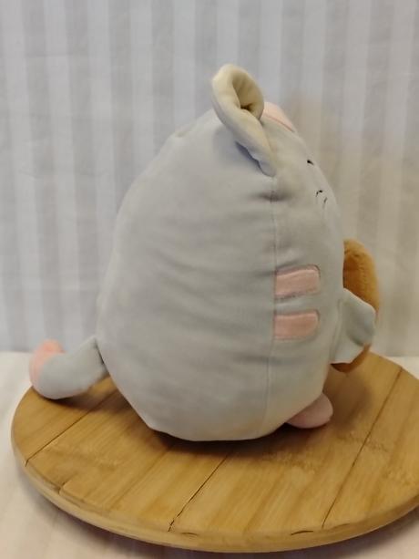 Plyšová mačička pusheen s donutom, 28 cm,