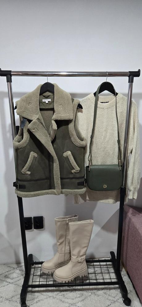 Vesta s kožušinou italy, m