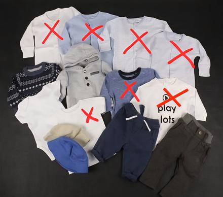 3-6 mes. balík chlapčenského oblečenia next a, 68–80