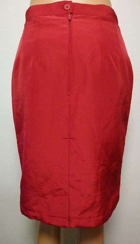 Dámska červená sukňa so spodničkou, xs