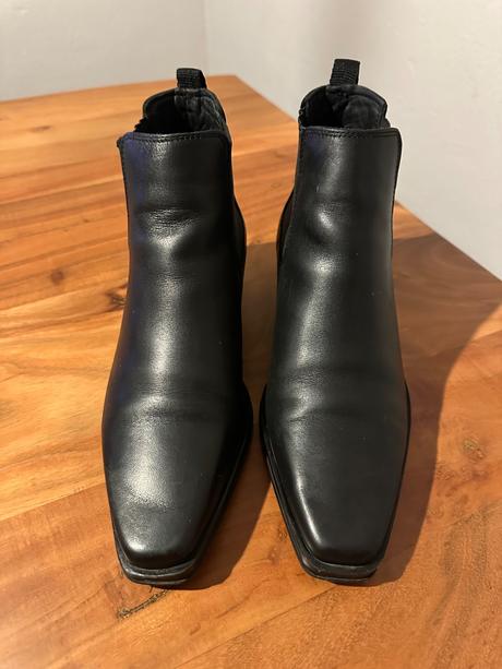 Kožené členkové čižmy, clarks,38