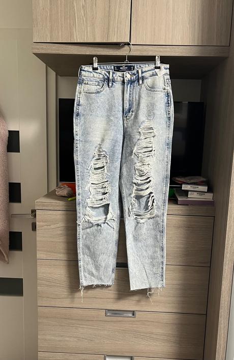 Mom jeans, pas 68 cm, hollister,s