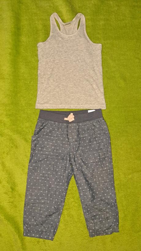 3/4 krásne nohavice, h&m,128