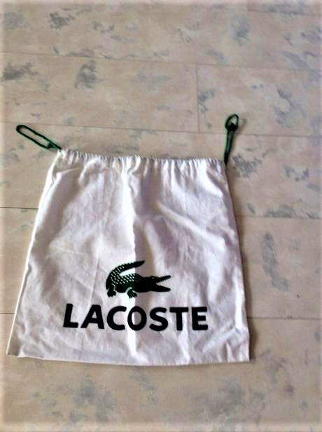 Plátenné vrecko 2 ks, lacoste