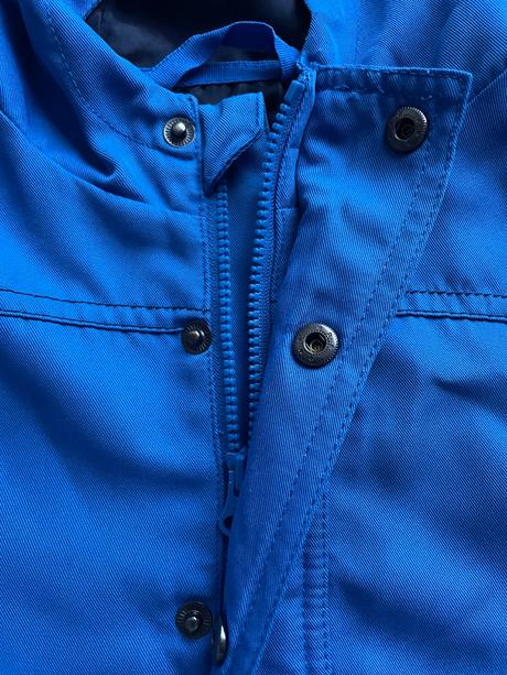 Modra tenka bunda s kapucnou lupilu, lupilu,98