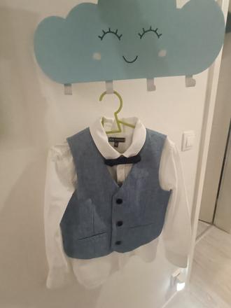 3 dielna spoločenská súprava  (košeľa, vesta a mo, c&a,122