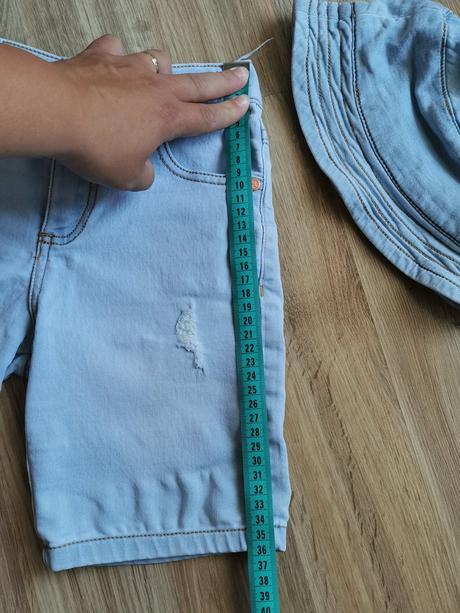 Rifľové kraťasy + klobúk, f&f,122