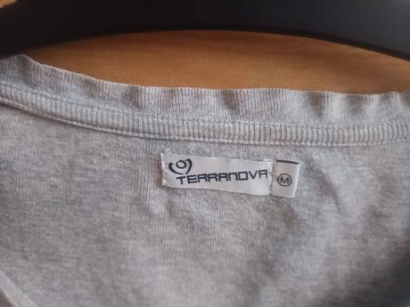 Dievčenské sivé tričko, terranova,m