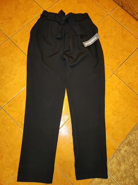 Elegantné dámske nohavice voľné, 