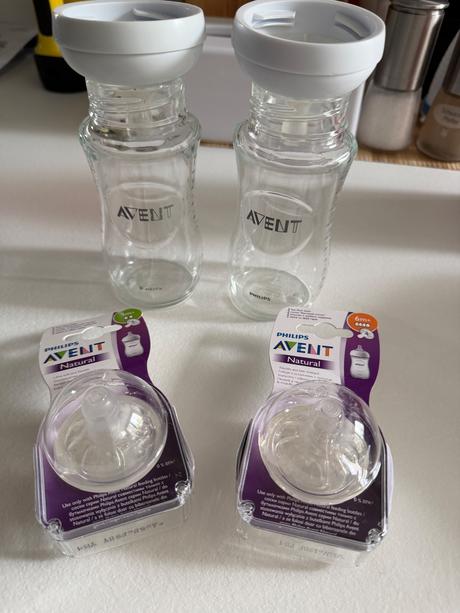 Avent natular sklenene flase 240ml, avent