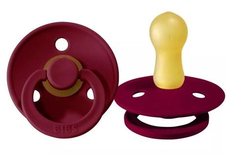 Bibs cumlík z prírodného kaučuku ruby (m) 1ks, 6m, bibs