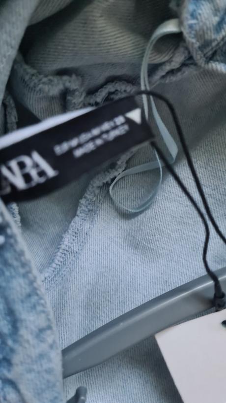 Denimové mini šaty, zara,s