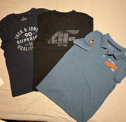 Súprava 3 tričiek, takko,158