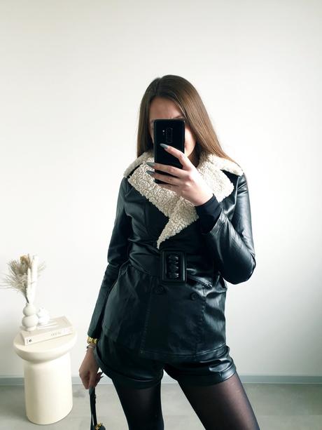 Koženková bundička xs, xs