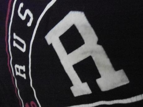 Cierne tricko rusell athletic, s