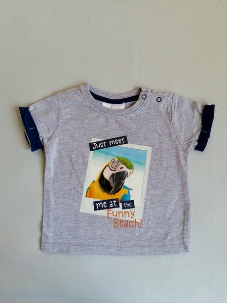 Tričko s papagájom veľ. 74, ergee,74