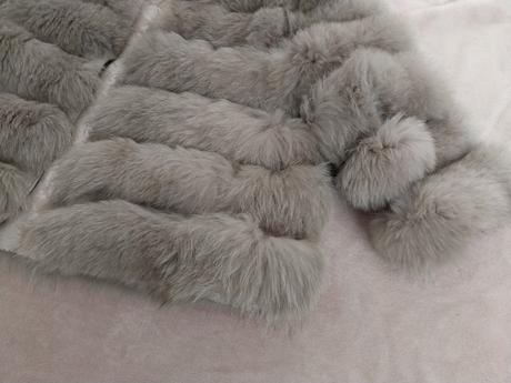 Real fur jacket 2v1 kabát kozuch vesta, 