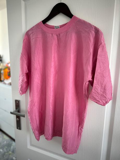 Ružové hodvábne tričko, xl
