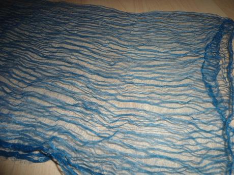 Modro-zelena priesvitna satka, 