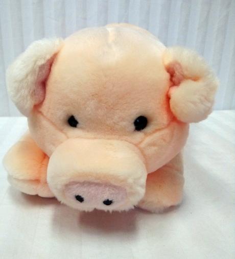 Plyšové ružové prasiatko, keel toys, 37 cm, 