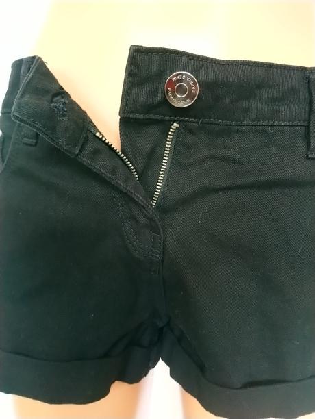 Dámske čierne šortky, papaya, papaya,s