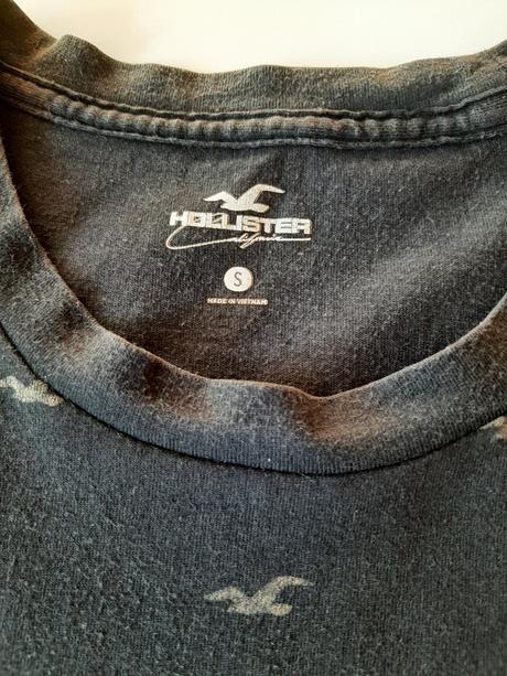 Pánske trička červené a čierne - hollister, hollister,s