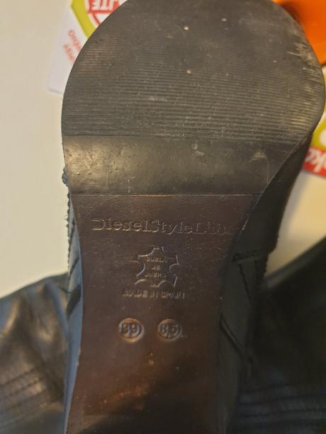 Diesel kožené čizmy, diesel,39