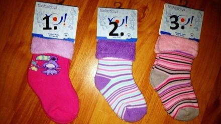 Kvalitne hrube frote ponozticky , 20 / 21 / 22