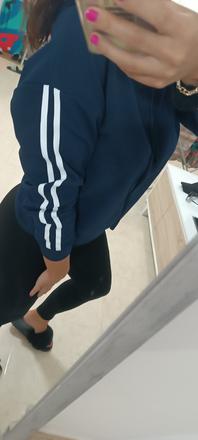 Mikina na štýl adidas, s