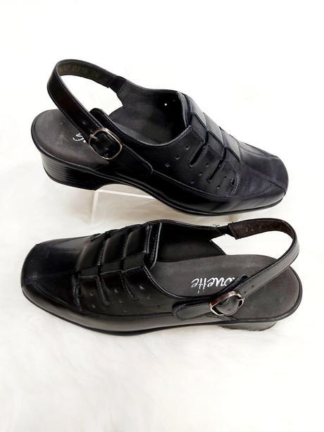 Dámske kožené sandále 093 b, 36