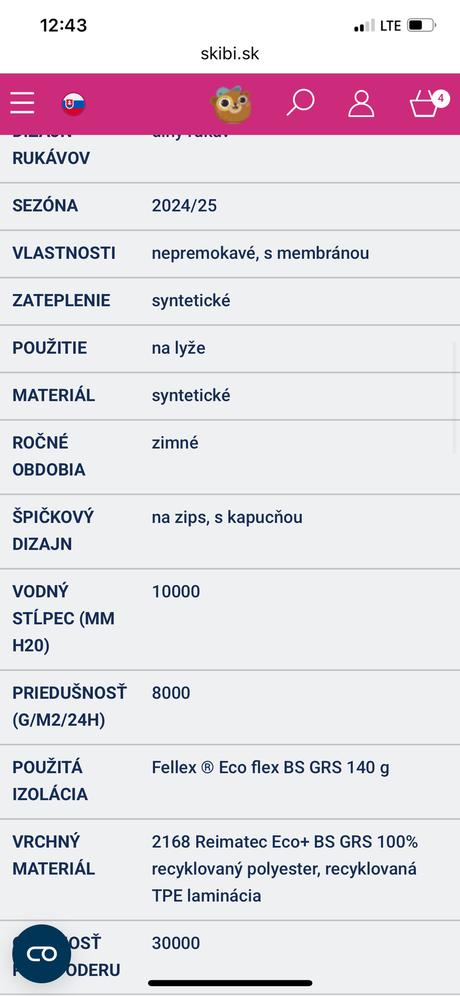 Reima tieten lyžiarska bunda 152/158, reima,152 / 158