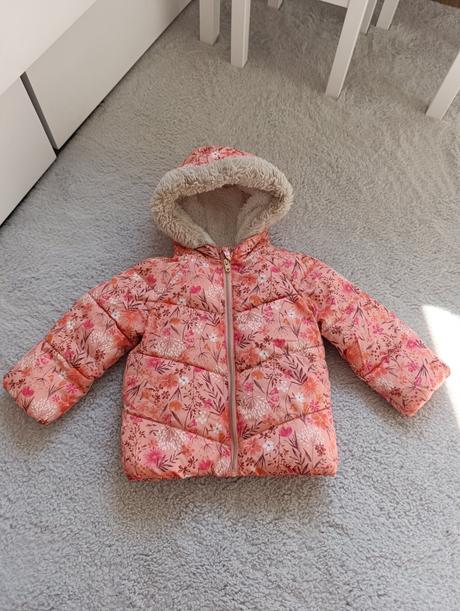 Jesenná bunda a vesta 86 (12-18m), f&f,86