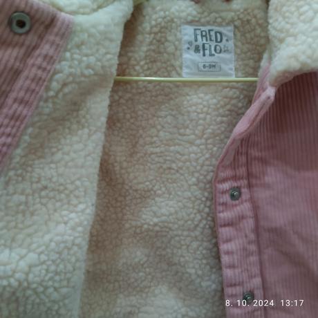 Dievčenská zateplená bunda, f&f,74