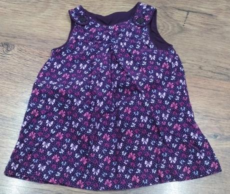 Šaty hm mašličky tenké, h&m,74