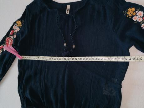 Tmavomodrá blúzka 140/146, 140