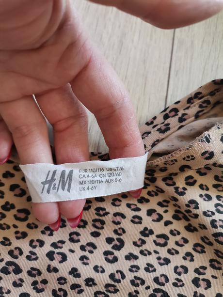 Tričko, h&m,116