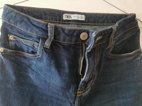 Tmavomodré rifličky zara, zara,36