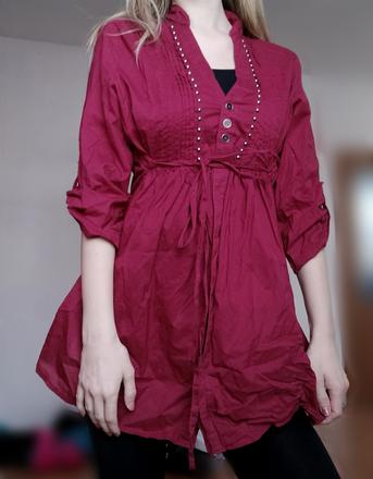 Košeľové šaty, s